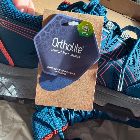 Asics Women’s Gel Venture 8 Deep Sea Teal & Coral Size 9 - Picture 3 of 6